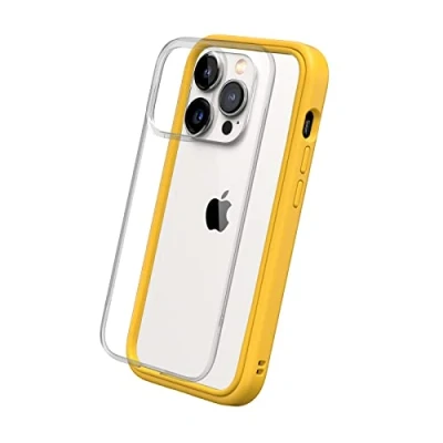 Abbildung von RhinoShield Modulares Case kompatibel mit [iPhone 14 Pro] Mod NX Anpassbare &amp; stoßdämpfende Schutzhülle im schlanken Design 3.5 Meter Fallschutz Gelb