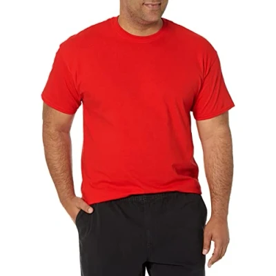 Abbildung von Gildan Unisex Erwachsene Heavy Cotton T Shirt, Style G5000, Multipack Hemd, Rot (2er Pack), XL