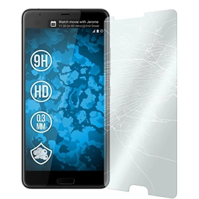 Abbildung von PhoneNatic 1 x Glas Folie klar kompatibel mit HTC U Ultra Schutzglas für