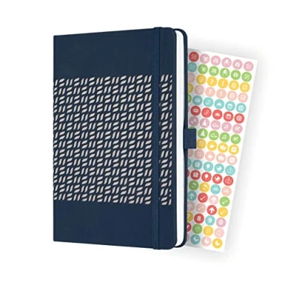 Abbildung von SIGEL J3205 Wochenkalender Jolie 2023 ca. A5 dunkelblau Hardcover Gummiband, Stiftschlaufe, Einstecktasche 174 S. FSC zertifiziert Terminplaner