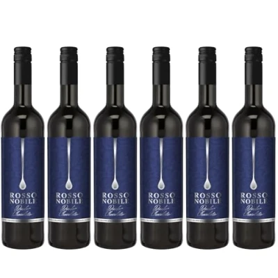Abbildung von Rosso Nobile Dark Chocolate Edler Rotwein mit feinen dunklen Schokoladenaromen (6 x 0,75L)