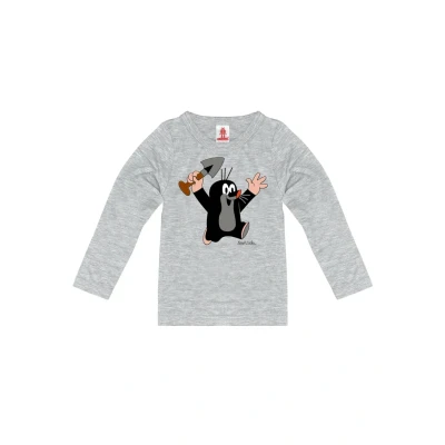 Abbildung von LOGOSHIRT Langarmshirt Der kleine Maulwurf Juhu mit Aufdruck