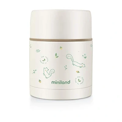 Abbildung von Miniland 89347 Nature Food Thermos Chip, beige