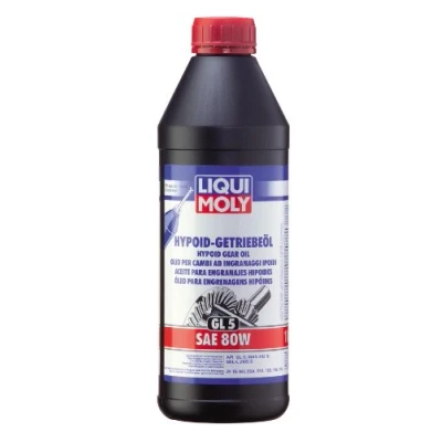 Abbildung von LIQUI MOLY Hypoid Getriebeöl (GL5) SAE 80W 1 L Hydrauliköl Art. Nr.: 1025, farblos