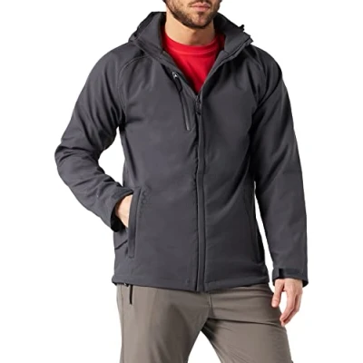 Abbildung von Regatta Herren X Pro Repeller gefütterte Softshelljacke mit Kapuze, Grau (Seal Grey), L (Herstellergröße: L)