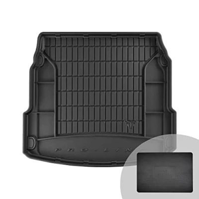 Abbildung von FROGUM ProLine 3D Gummimatte Exklusive Auto Kofferraummatte Kofferraumwanne für Audi A8 D4 2009 2017 Bequemer Organiser Die höchsten Kanten
