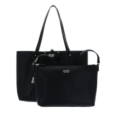 Abbildung von Guess Brenton TOTE SET Handtasche, Damen, Größe: One Size, Black