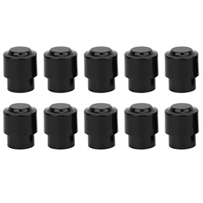 Abbildung von Bnineteenteam 10 STÜCKE E Gitarre Pickup Schalter Tip Cap Knob für Telecaster Tele Teile Cap(Black) Musikinstrumentenzubehör