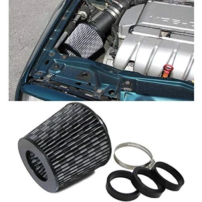 Abbildung von Sport Luftfilter Performance Carbon mit 3 Adapterringen 60 76mm