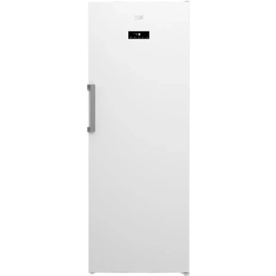 Abbildung von Beko RFNE448E55W Gefrierschrank, 404 l Nettovolumen, No Frost, Schnellgefrierfunktion, Multifunktionsdisplay, 6 Gefrierschubladen + 2 Fächer, 36 dB (A), in unbeheizten Räumen nutzbar, Weiß
