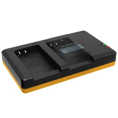 Abbildung von Dual Ladegerät (Netz, USB) für EN EL20(A) / Nikon 1 AW1, J1, J2, J3, S1, V3 Coolpix A, DL24 500 inkl. 2A Netzteil (2 Akkus gleichzeitig ladbar)