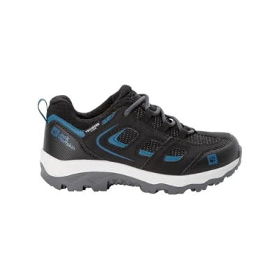 Abbildung von Jack Wolfskin VOJO Texapore LOW Unisex Hikingschuh für Kinder, Größe: 28, Phantom Lederimitat/textil