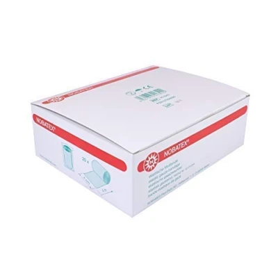 Abbildung von Nobatex Mullbinden Elastisch 4 cmx4 m in 20 St