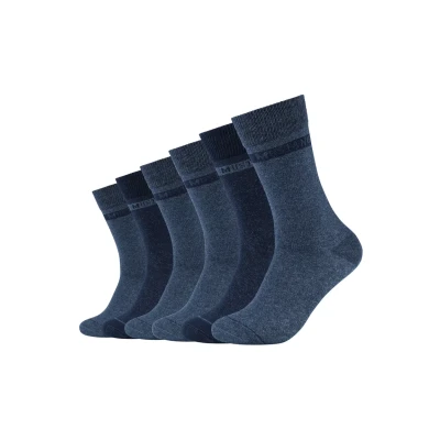 Abbildung von Mustang 6 PACK Socken, Herren, Größe: 39 42, Jeans mix
