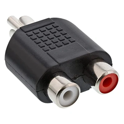 Abbildung von InLine 99310 Audio Adapter, Cinch Stecker an 2x Buchse