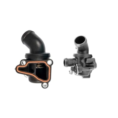 Abbildung von GATES TH38387G1 Kühlwasserthermostat 87 mit Dichtungen Gehäuse MERCEDES BENZ: A Klasse, B Klasse