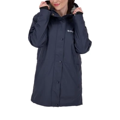 Abbildung von Deproc Active Ellesmere Women&#039;s Friesennerz Raincoat Hood Lined Waterproof Weatherproof Transition Jacket New Rain