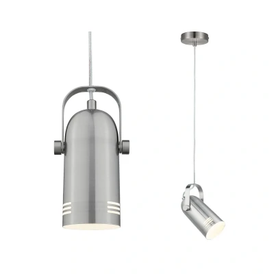 Abbildung von Paulmann 79768 Pendelleuchte Neordic Lavea max. 15 Watt Hängeleuchte Eisen gebürstet Pendellampe Metall E27 ohne Leuchtmittel