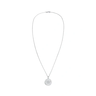 Abbildung von Elli Mandala COIN Halskette, Damen, Größe: 45, Silber