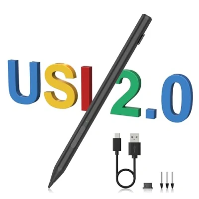 Abbildung von für Chromebook Stift USI 2.0 Stylus Pen Google Pixel Tablet Amazon Fire Max 11 Lenovo Duet Acer Spin 314/713 HP, 4096 Druckstufen Zubehör