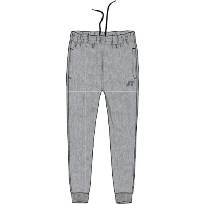 Abbildung von Russell Athletic A20102 CJ 090 Cuffed Leg Pant Pants Herren Collegiate Grey Marl Größe XL