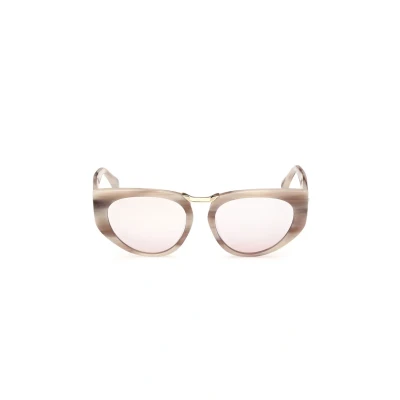 Abbildung von &#039;S Max Mara Sonnenbrille, Damen, Größe: One Size, Grigio tortora marrone specchiato