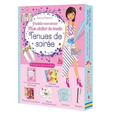 Abbildung von Coffret J&#039;habille mes amies Mon atelier de mode Tenues soirée: fête