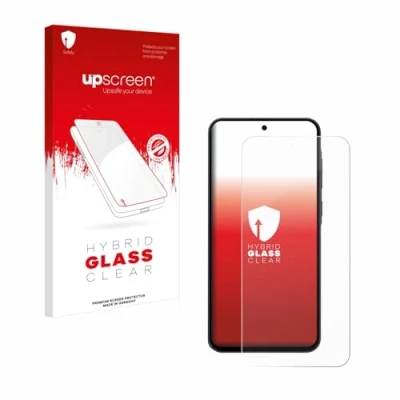 Abbildung von upscreen Schutzglas für Samsung Galaxy A55 5G Schutzfolie, Glas Folie [Klar, 9H Panzerschutz, Anti Fingerprint]
