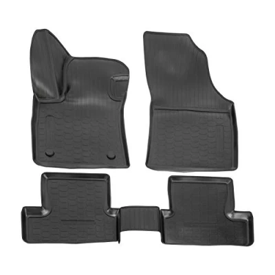 Abbildung von Norm Liners 3D Gummimatten Auto Matten Fussmatten Kompatibel mit Megane 4, ab 2016, Rand cca 4cm, Allwetter, 4Tlg, Premium Qualität