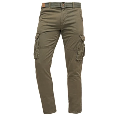 Abbildung von Indicode Jeans William Cargohose, Herren, Größe: Small, Army