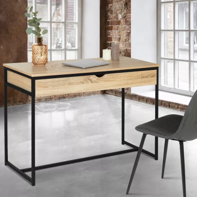 Abbildung von IDMarket Schreibtisch mit 1 Schublade, Industrie Design