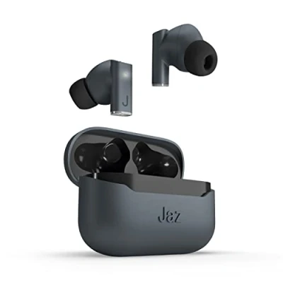Abbildung von JAZ SBS ROOKI Drahtlose Ohrhörer für iPhone, Samsung, Xiaomi, Oppo, TWS mit HD Mikrofon und ENC Geräuschunterdrückung, inklusive Ladestation, USB C Kabel Ohrstöpsel