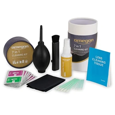 Abbildung von Omegon Optik Reinigungsset 7 in 1