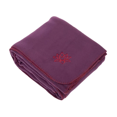 Abbildung von Wohndecke Yogadecke ASANA BLANKET dunkel aubergine, bodhi