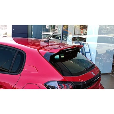 Abbildung von AUTO STYLE Dachspoiler kompatibel mit Peugeot 208 II HB 5 türer 2019 (PU)