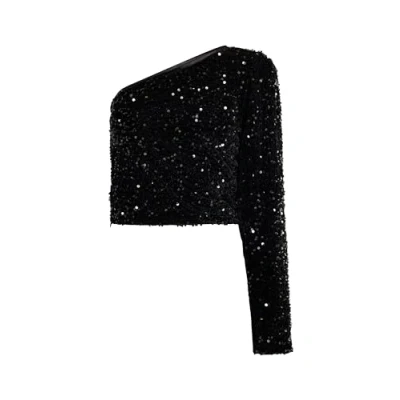 Abbildung von caneva Damen One Shoulder Top 19129183 CA02, SCHWARZ, XL