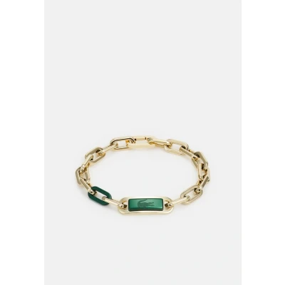 Abbildung von Lacoste CREW Armband goldcoloured/green, Herren, Größe: One Size, Gold coloured/green