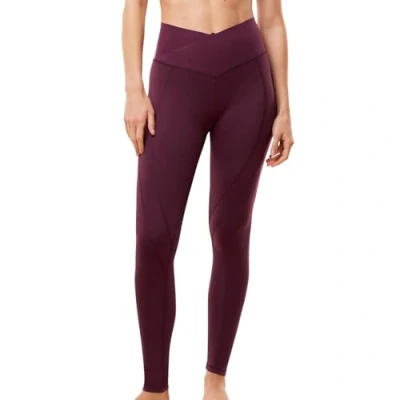 Abbildung von triaction by Triumph Cardio RTW Tights, Damen, Größe: Small, Deep burgundy