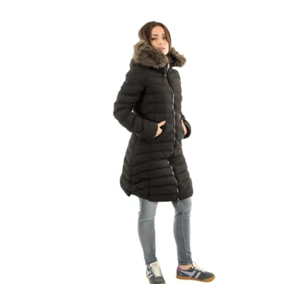 Abbildung von Superdry FUJI Wintermantel, Damen, Größe: 42, Black