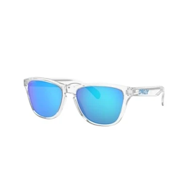 Abbildung von Oakley Kind OJ9006 FROGSKINS XS 900615 Gläser SONNENBRILLEN O_matter Transparent Blau Quadratisch Normal Prizm