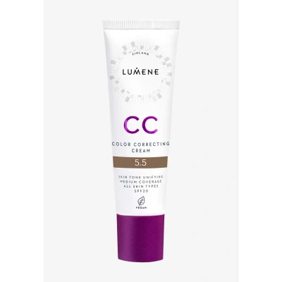 Abbildung von Lumene CC Color Correcting Cream Medium 30ML Foundation, Damen, Größe: 30 ml, Shade 5.5