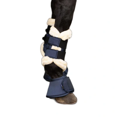 Abbildung von Harry&#039;s Horse Gamaschen Flextrainer Hexagon BlueberryVerkauft von Agradi