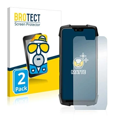 Abbildung von BROTECT Entspiegelungs Schutzfolie für Blackview BV9700 Pro (2 Stück) Matte Displayschutz Folie, Anti Reflex, Fingerprint