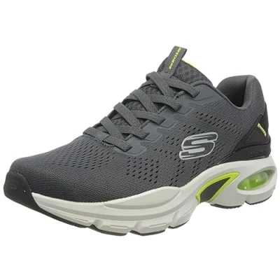 Abbildung von Skechers Sport Skech AIR Sneaker low charcoal/lime, Herren, Größe: 41, Charcoal/lime Schuhe