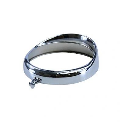 Abbildung von Scheinwerferring Chrom 150mm für Zündapp KS 50 Typ 517 Glashaltering Lampen Ring