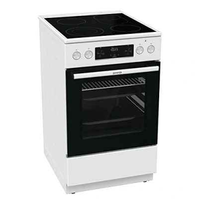 Abbildung von GORENJE Elektro Standherd &quot;GECS5C&quot;, GECS5C60WPA, mit 2 fach Teleskopauszug, Aqua Clean