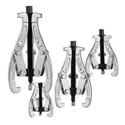 Abbildung von VEVOR Zahnrad Abzieher Set, 7,6 cm, 10,2 15,2 20,3 cm Werkzeug zum Entfernen der Schwungrad Riemenscheibe mit 3 Backen, Radabzieher 2 oder umkehrbaren vertikal und