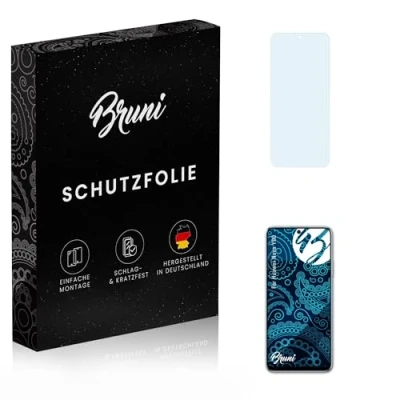 Abbildung von Bruni Schutzfolie kompatibel mit Huawei Nova Y90 Folie, glasklare Displayschutzfolie (2X)