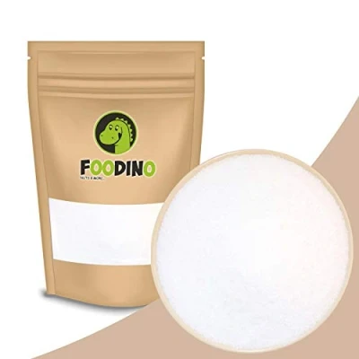 Abbildung von Erythrit Erythritol Zuckerersatz Süßstoff kalorienfrei ohne Gentechnik natürliche Zuckeralternative leicht löslich 1kg 5kg zahnfreundlich 70% Süßkraft von Zucker Diabetiker geeignet Foodino (5kg)