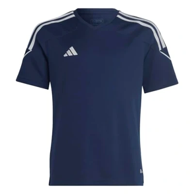 Abbildung von adidas Performance TIRO 23 League FußballTrikot für Kinder, Größe: 128, Team navy blue white